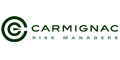 Logótipo da marca Carmignac com tom verde