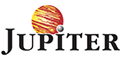 Jupiter logo with a brown-orange circle